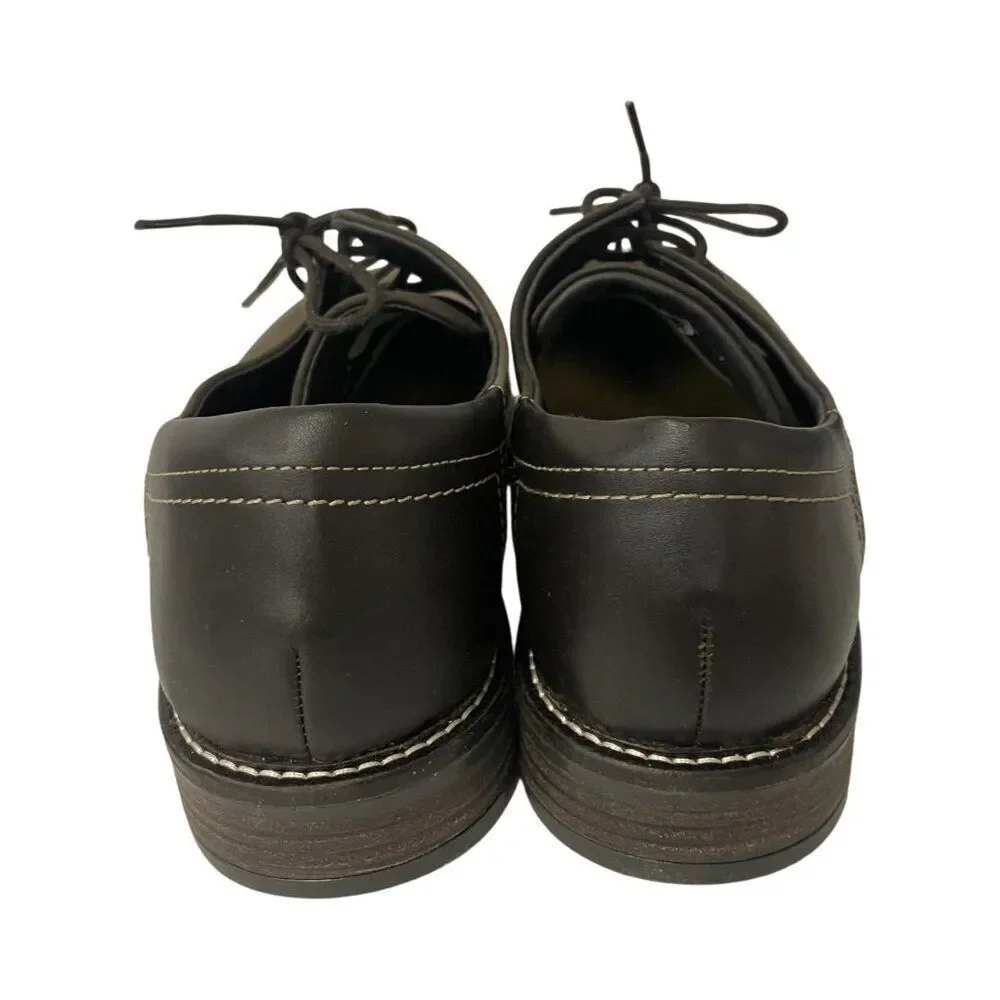 Naot Chief Mens Oxford Dress Shoes EU 41 US 8 Brown Nubuck Leather Lace Up NWOB